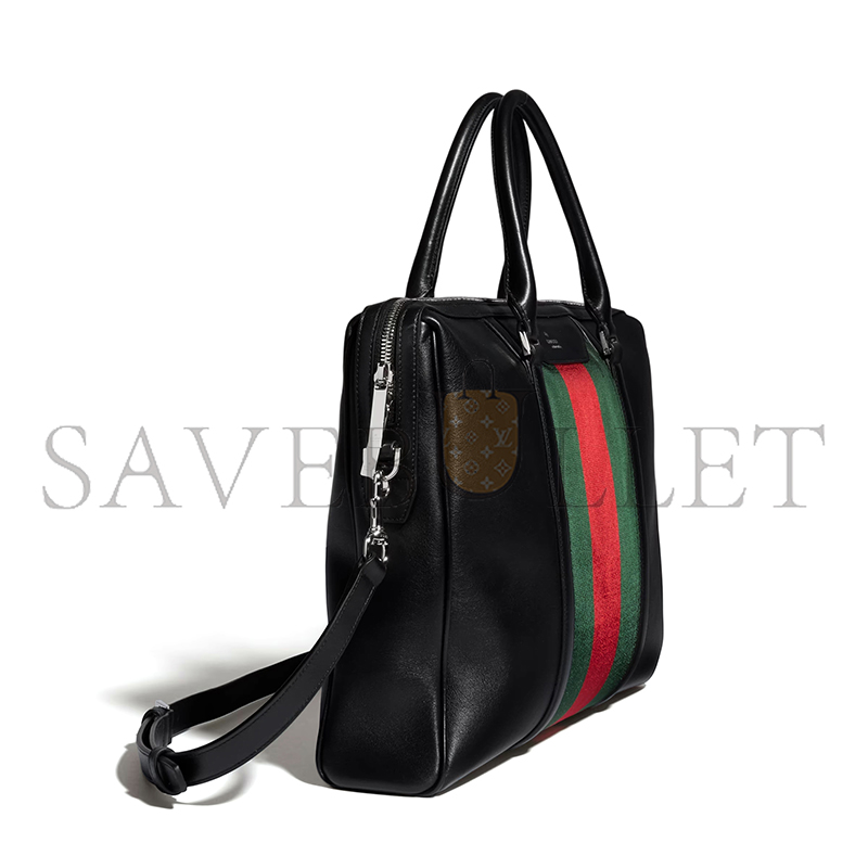 GUCCI MEGA WEB TRADEMARK MEDIUM BRIEFCASE ‎A0007X (31*28*7cm)